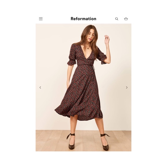 NWT Reformation Judith dress. M - Picture 3 of 8